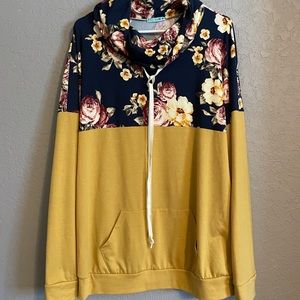 PSKate color block hoodie 1X NWOT